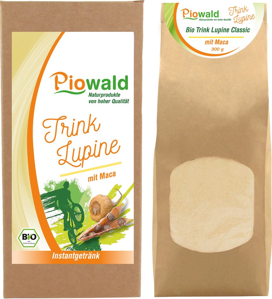 Piowald Trink Lupine Classic - 300g Instant Pulver