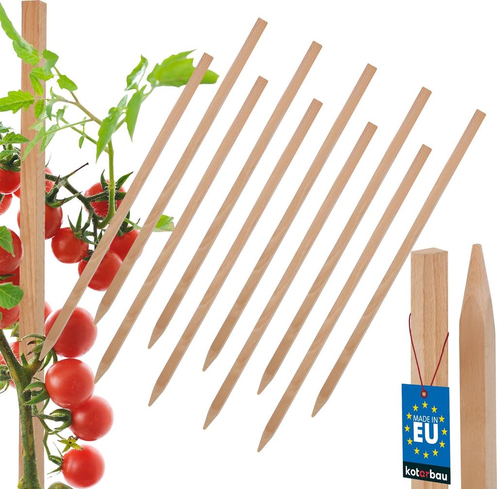 KOTARBAU® 10 szt. Paliki Drewniane do Pomidorów Warzyw 30 Zdjęcie produktu 