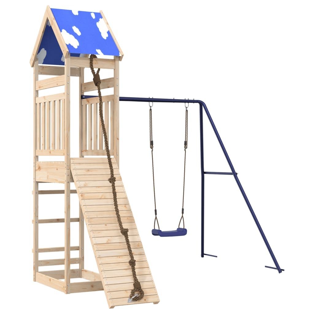 Spielturm Massivholz Kiefer