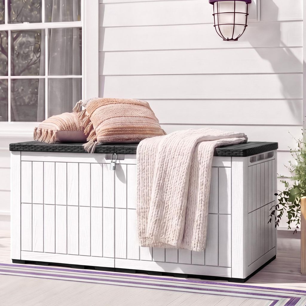 Gartenbox Auflagenbox, 833 L Aufbewahrungsbox mit Produktbild 