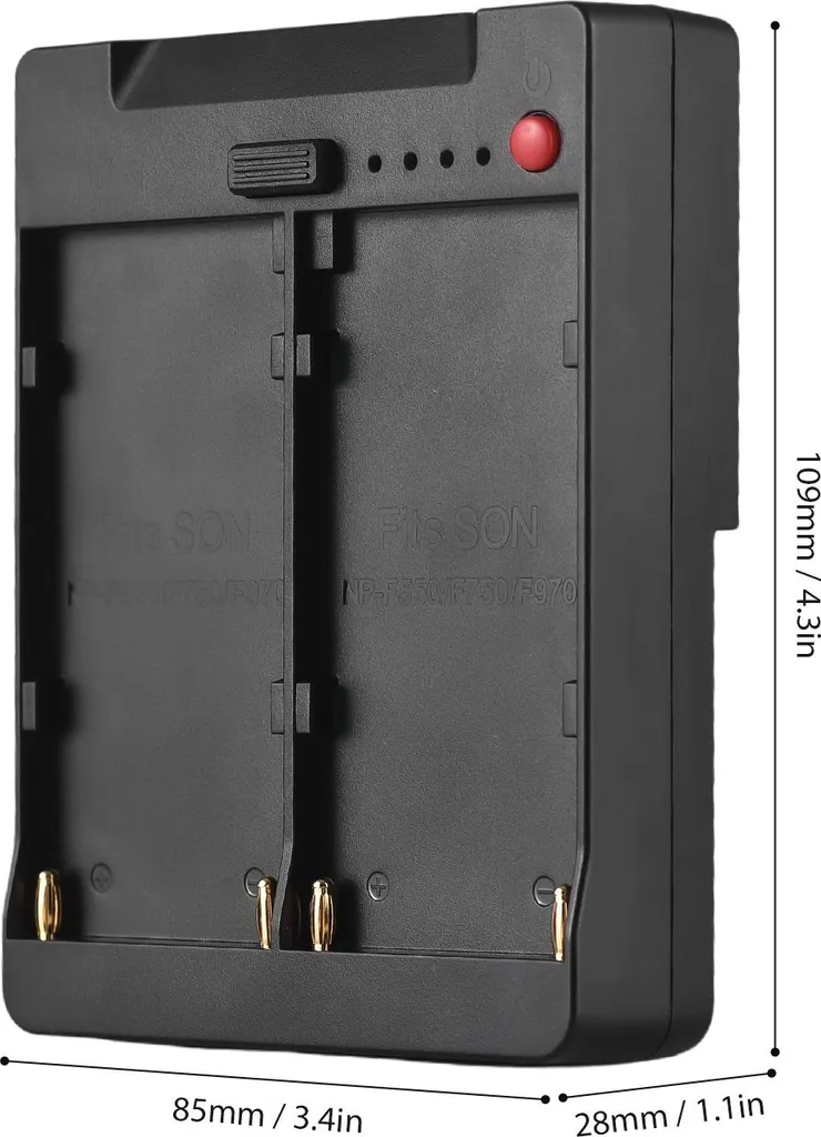 Plaque NP-F970 vers V-Mount : la solution pour vos sorties USB et DC - 3