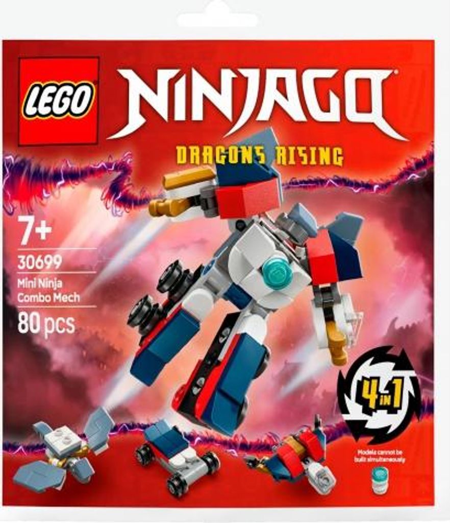 LEGO® NINJAGO 30699 Mini Nija Combo Mech 4in1 Immagine del prodotto 