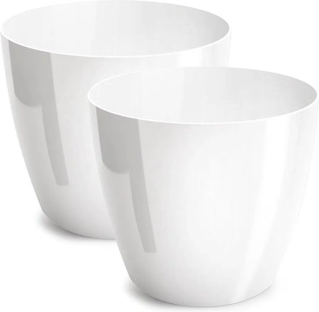 Tamis plastique blanc 28 cm lot de 2 avec maillage fin anti-grumeaux