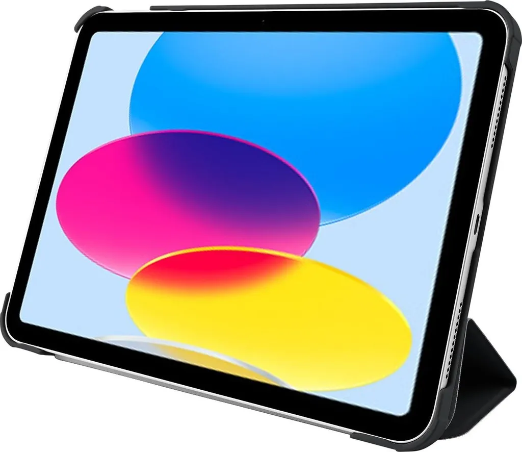 Protection iPad 10 Pomologic BookCase Fine et Robuste - Noir A16 Format - 4