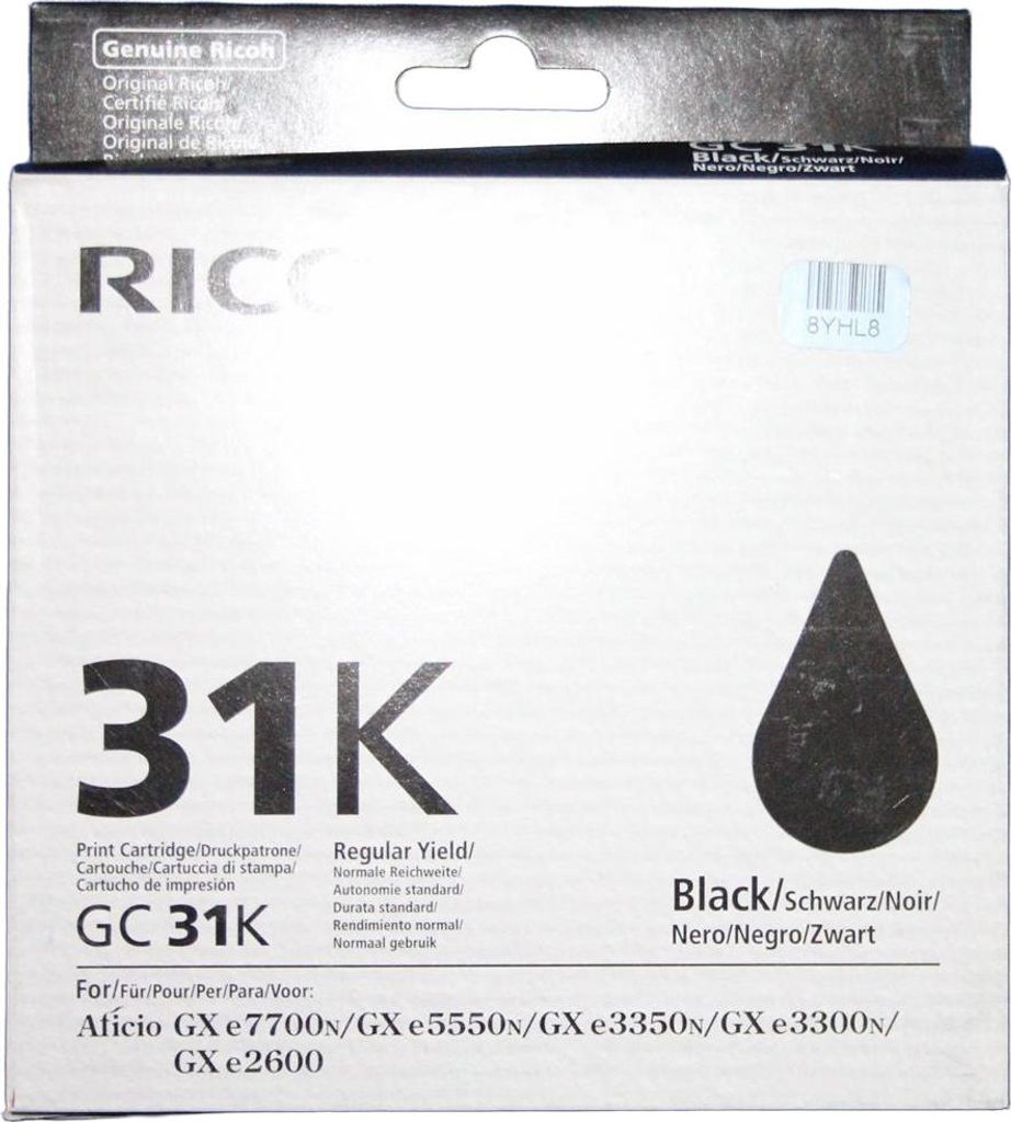 Ricoh Gelpatrone 405688 1.920Seiten schwarz