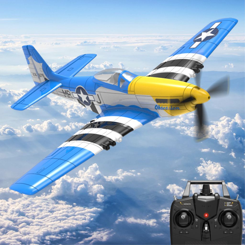 VolantexRC Mini Spielzeugflugzeug P-51D V2 EPP 400mm Produktbild 