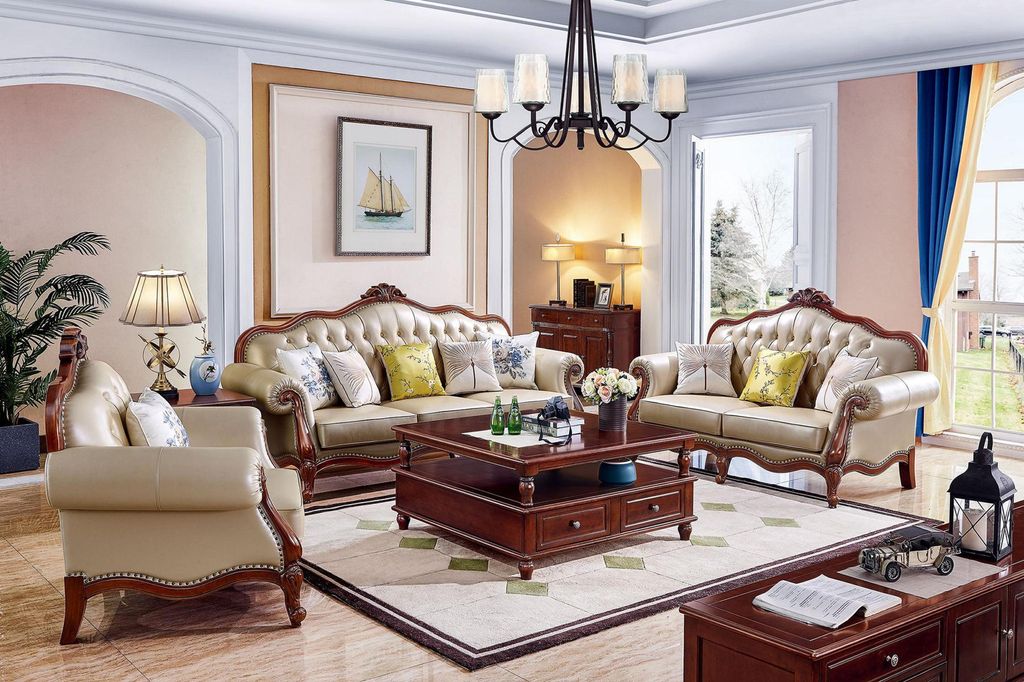 Klassischer Tische Holz Couchtische Tisch Wohnzimmer Couchtisch Möbel Design