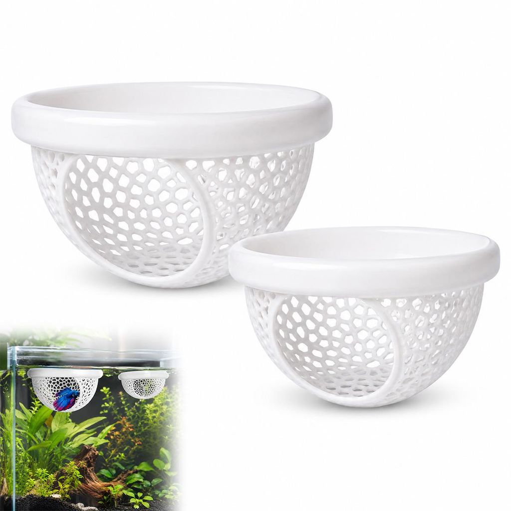 Aquarium Deko Betta Höhle schwimmend 2er Set, Fisch Produktbild 