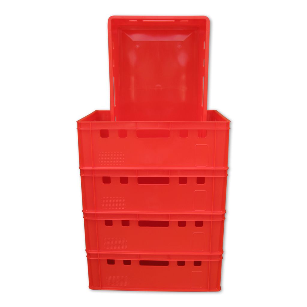 5 x E3-Kiste Stapelbox Kunststoffbehälter Kiste Eurokiste Eurobox Lagerbox grau. 