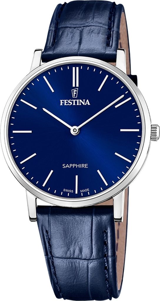 Festina Orologio Uomo Quarzo F20653/3 - Cassa Acciaio 36mm, Quadrante Nero E Cinturino In Pelle - 3