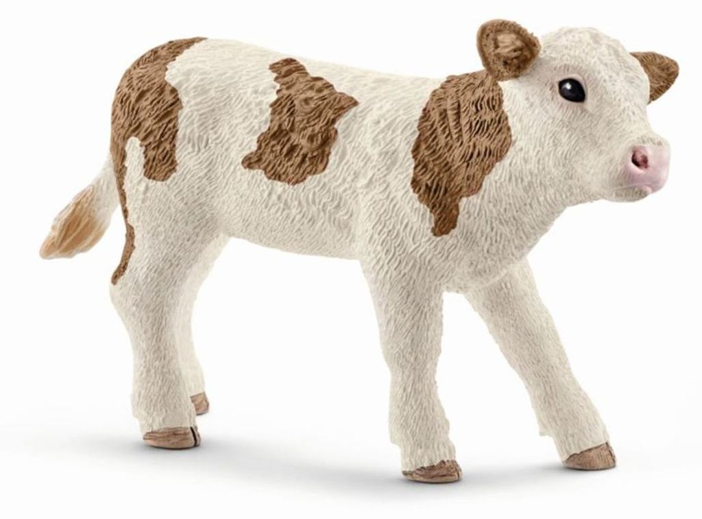 Schleich Ternero Fleckvieh Figur Braun  Kinder Braun One Produktbild 