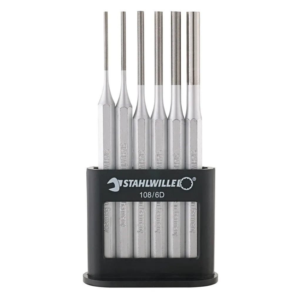 Jeu de chasse-goupilles Stahlwille 108/6 D haute qualité en étui PVC
