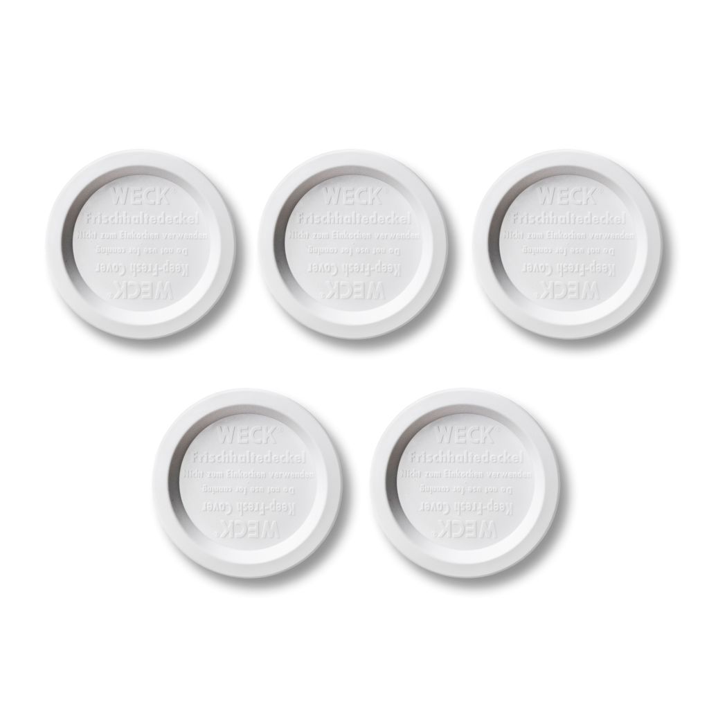 5 sztuk Ø 9 cm pokrywek Keep Fresh do słoików Weck 80 mm Zdjęcie produktu 