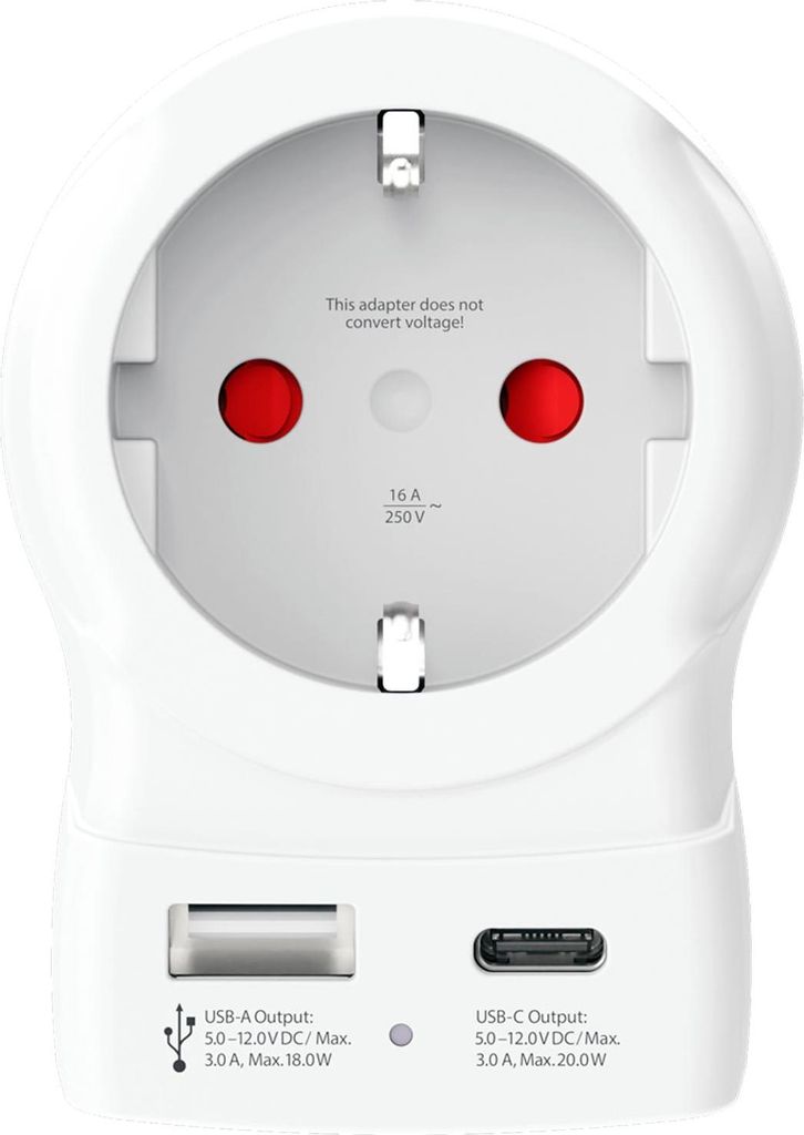 SKROSS 1.500284-E SKROSS Adapter Europe to USA + 2x USB Image du produit 
