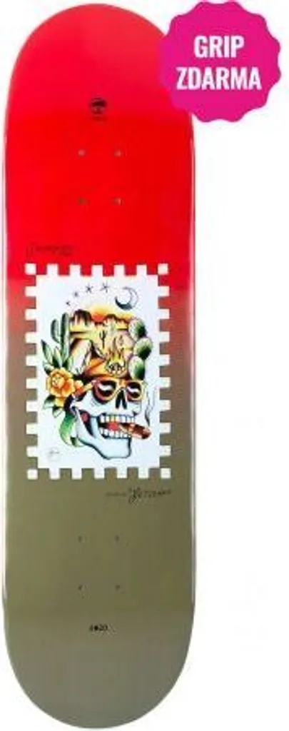 Recensione Arbor Shuriken Getzlaff 8.25 - Tavola Skate Rosso Shuriken