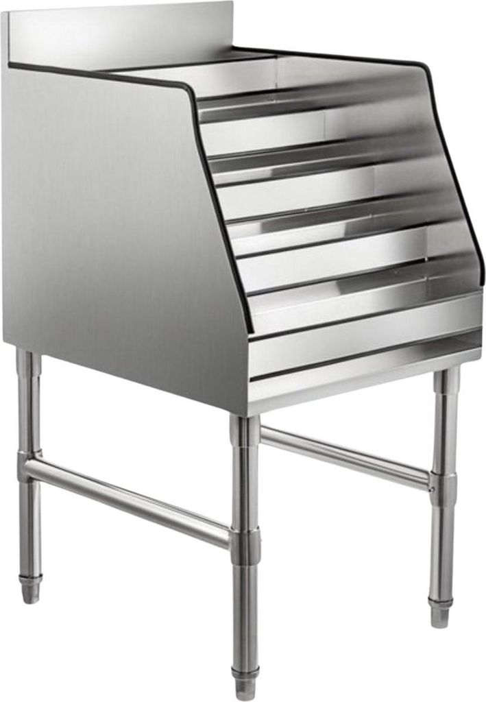 Weinregal aus Edelstahl – 5 Lagen – Für Weinflaschen – Moderners & Langlebiges Design – Weinständer – Weinregal – 30x58x83cm