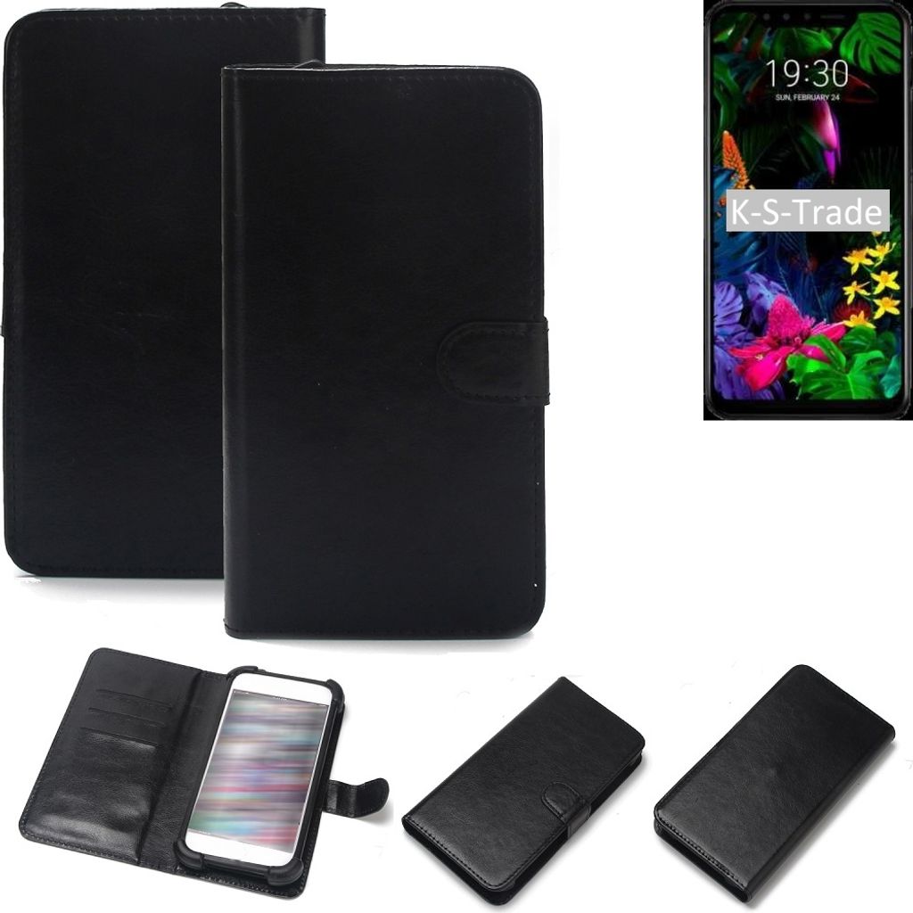 K-S-Trade Handyhülle Schutzhülle kompatibel mit LG Electronics G8s ThinQ Handy Schutz Hülle Handyhülle Bumper schwarz 1x