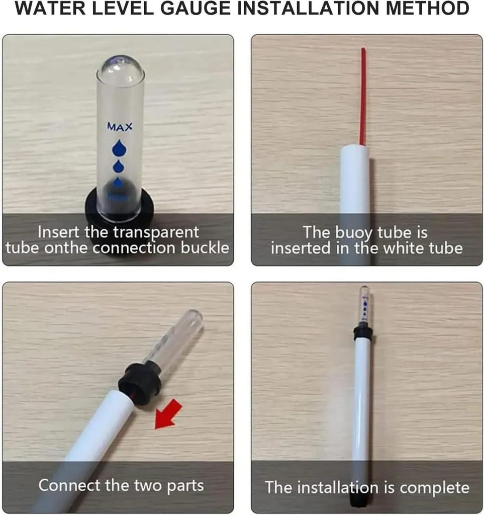 Set de 3 indicateurs de niveau d'eau 36cm pour plantes d'intérieur