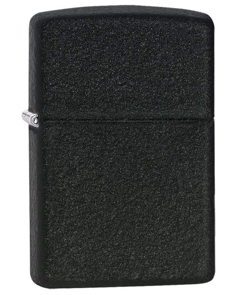 Zippo normaler schwarzer Knistern leichter