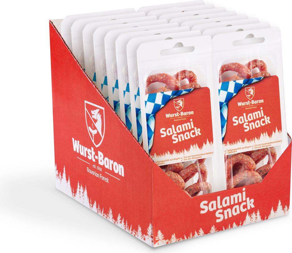 Mini Salami Brezen 16 x 50g Produktbild 1