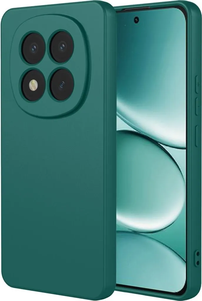Custodia Antiurto Xiaomi Redmi Note 15 Pro 5G - Silicone Verde Phonesta