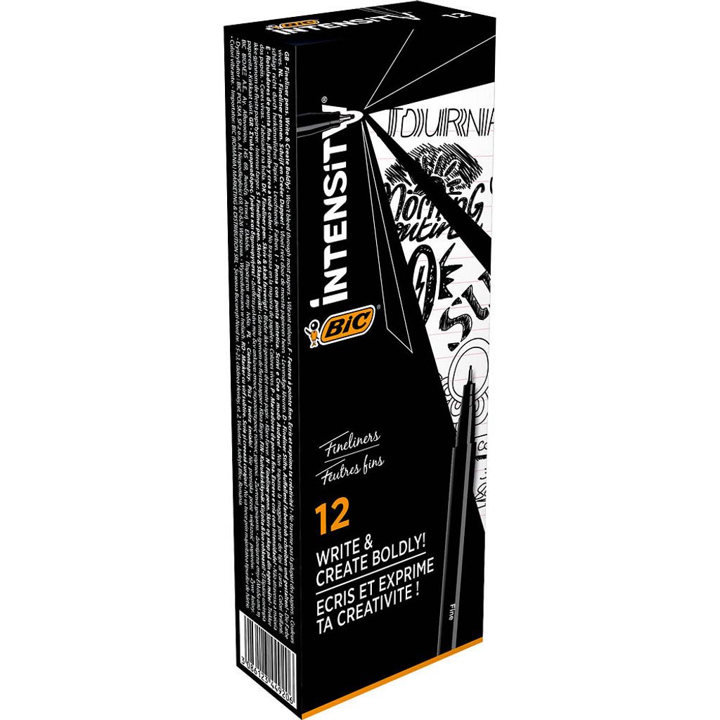 BIC 942069 12er  intensity fine Fineliner schwarz 0,4 mm Image du produit 