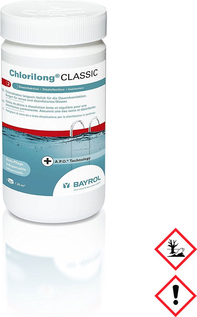 Bayrol Desinfektion Chlorilong Classic Clorodor Control Kapsel 1200g