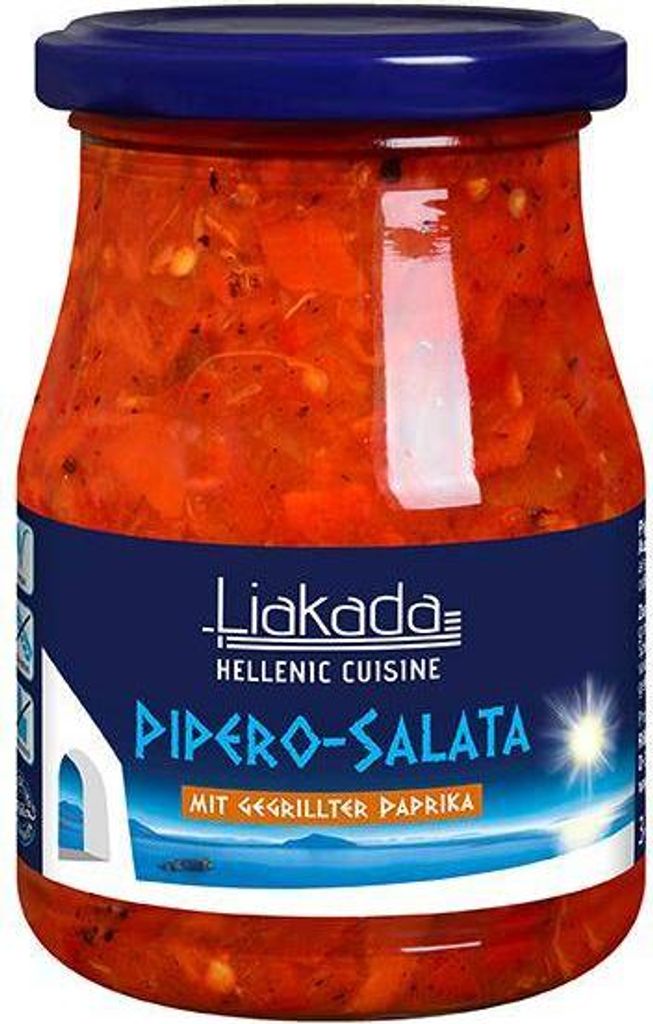Liakada Pipero-Salata mit gegrillter Paprika 340 G Glas  Produktbild 