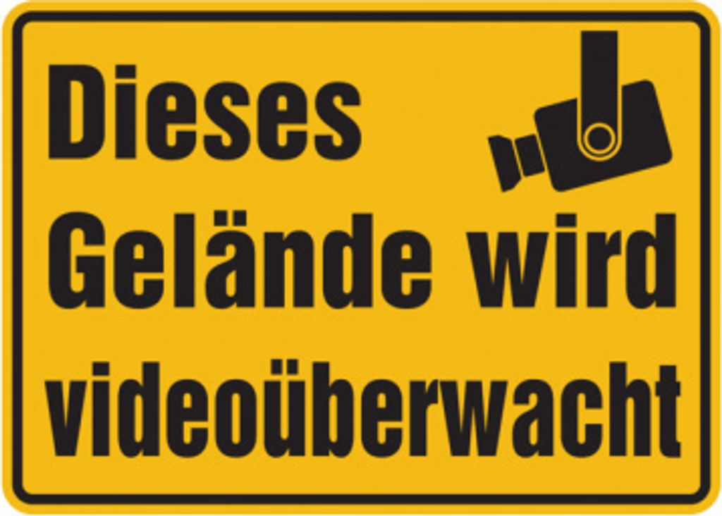Dreifke® Hinweisschild, Dieses Gelände wird videoüberwacht, Produktbild 