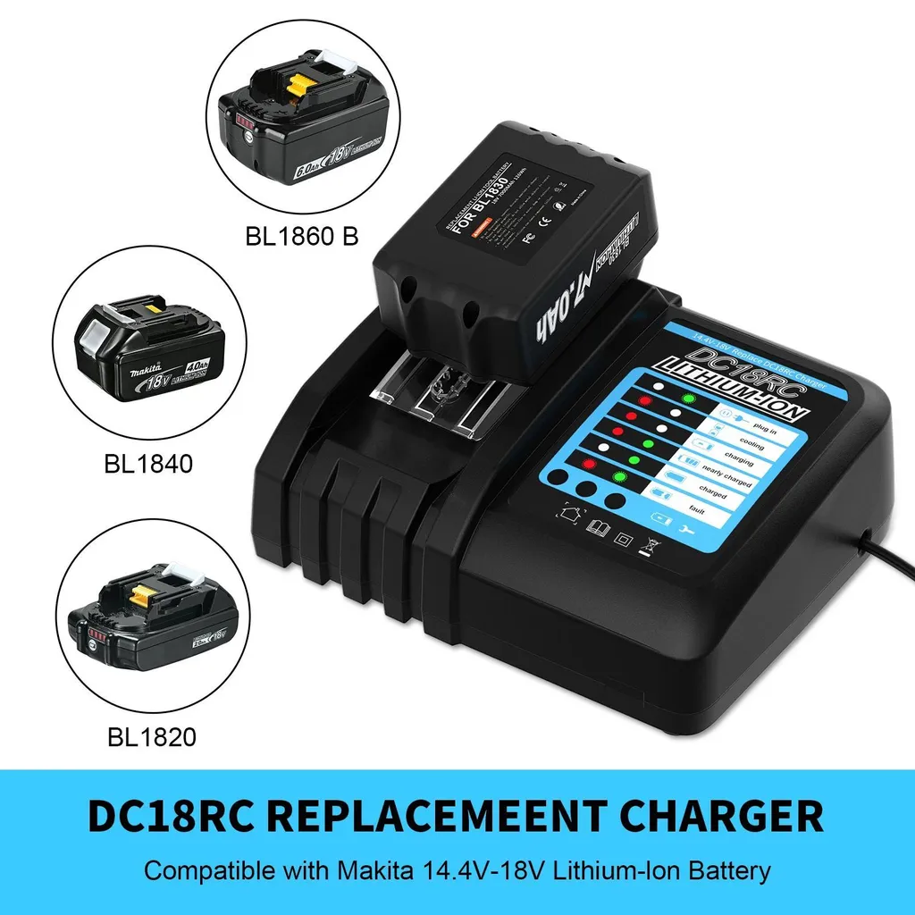 Chargeur DC18RC Rapide - Solution pour Batterie 18V Vide - 4A Beige - 3
