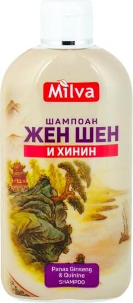 Milva Ginseng und Chinin Shampoo 200ml Produktbild 