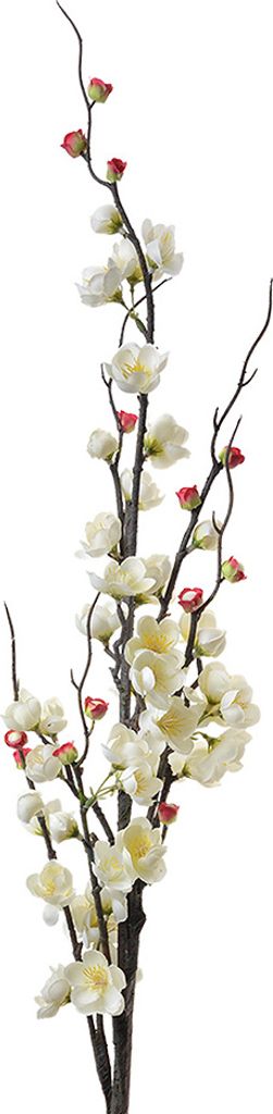 Clayre & Eef Kunstblume 115 cm Weiß Kunststoff