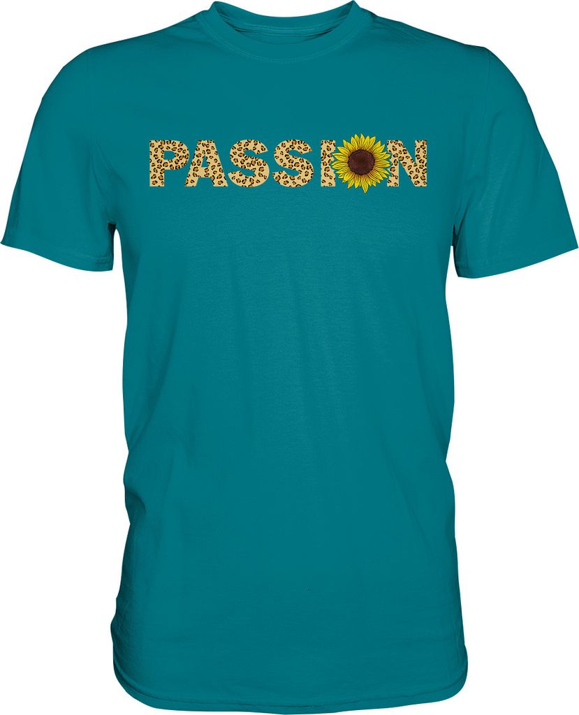 Passion Sonnenblumen T-Shirt Leidenschaft Gärtner Geschenk Produktbild 