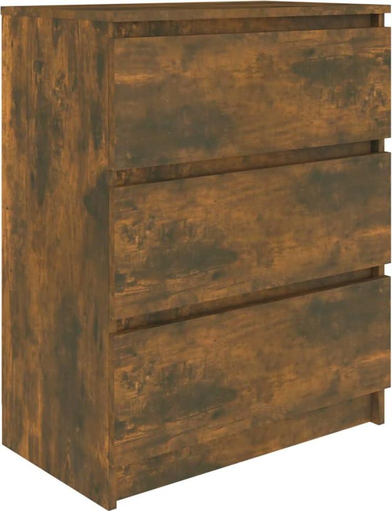 vidaXL Příborník Kouřový dub 60x35x76 cm Dřevěná konstrukce Obrázek produktu 