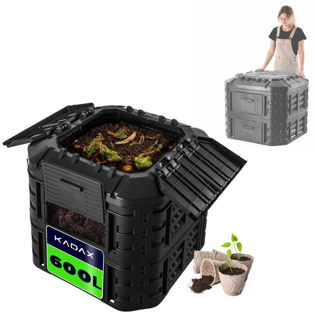 Plastový modulární kompostér KADAX "Nybro", termokompostér Obrázek produktu 