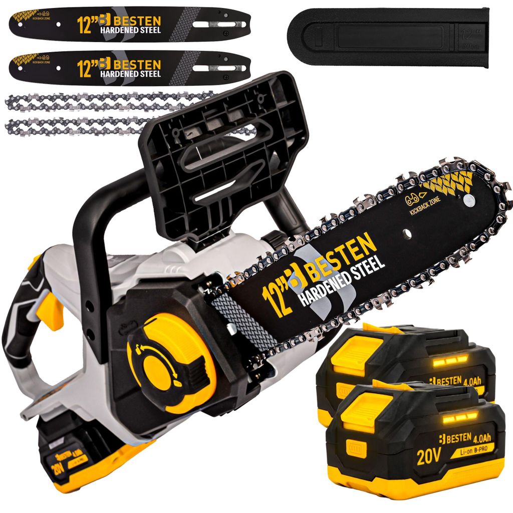 Akumulátorová řetězová pila 30Cm Brushless 2X4,0Ah BESTEN Obrázek produktu 