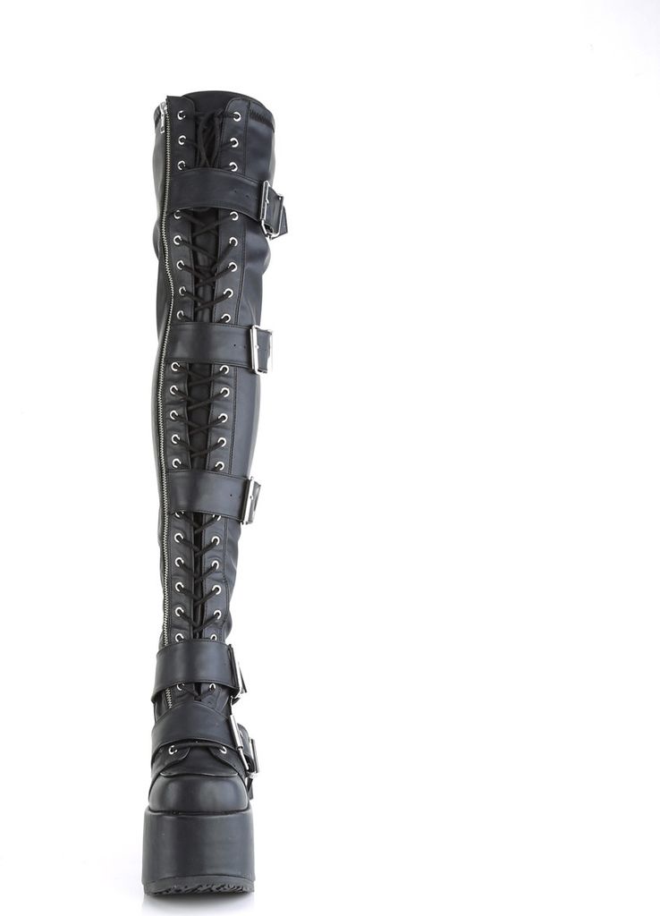 CAMEL-305 Damen Boots von DemoniaCult, Schwarz  , EU 41, US Produktbild 