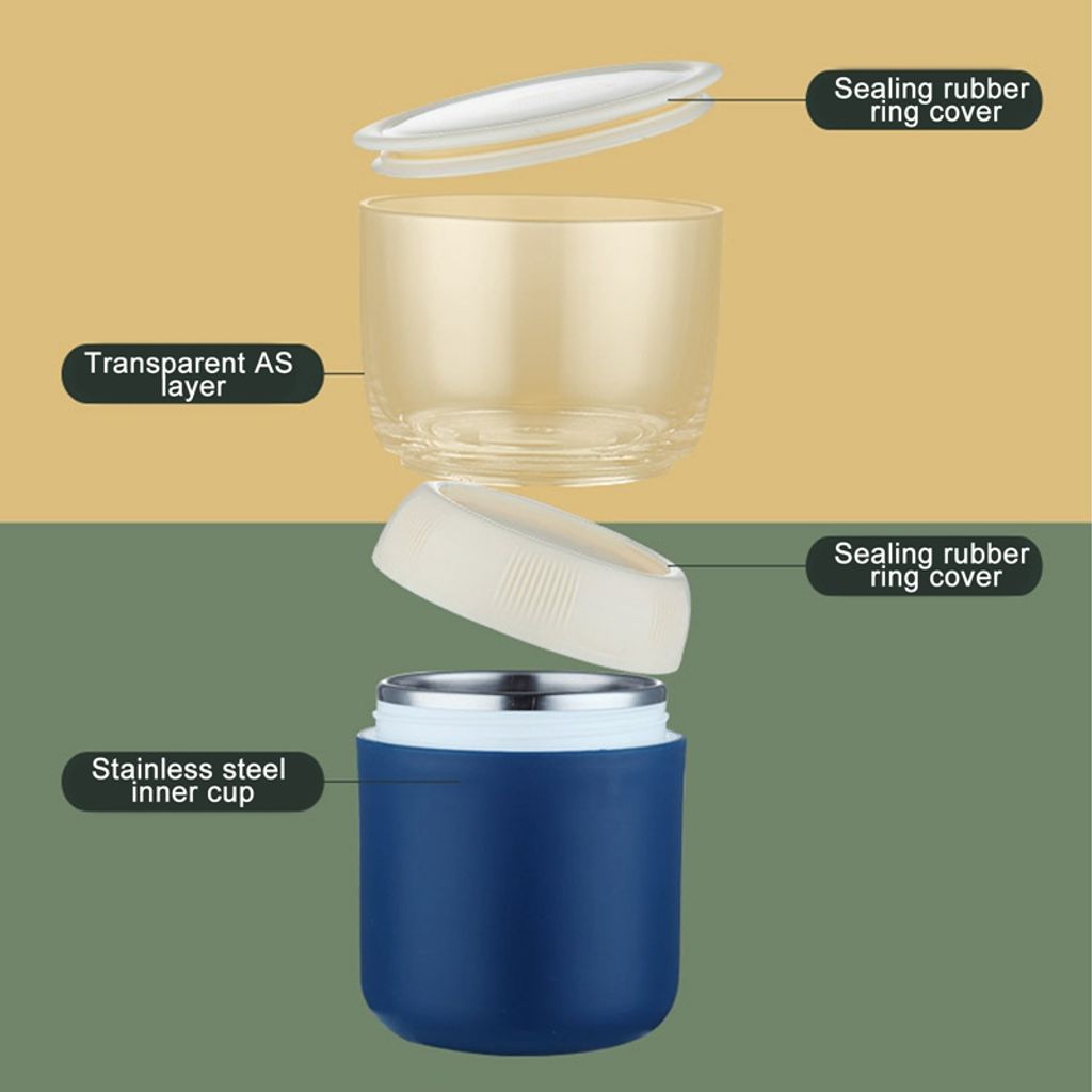 700ml Praktischer Müslibecher, To Go Becher Lunchpot Produktbild 10