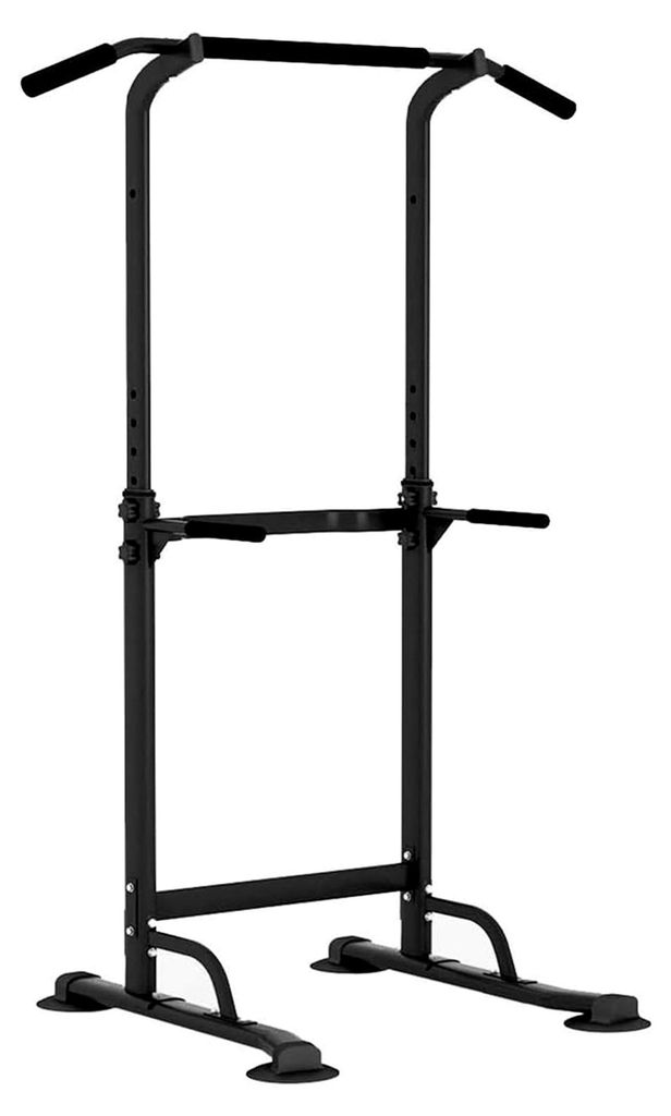 Power Tower, Dip Station, multifunktionale Kraftstation mit Klimmzugstange, höhenverstellbar von 165-210 cm