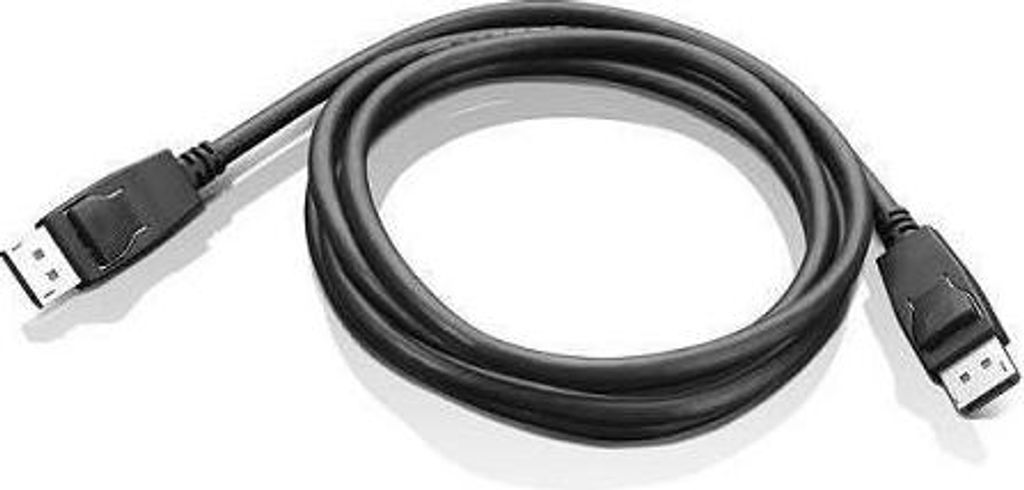 Lenovo DP-DP, 1.8m, 1,8 m, DisplayPort, DisplayPort, Männlich, Männlich, Schwarz