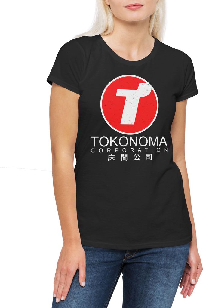 Urban Backwoods Tokonoma Corporation, Damen T-Shirt, Farbe: Schwarz, Größe: 2XL