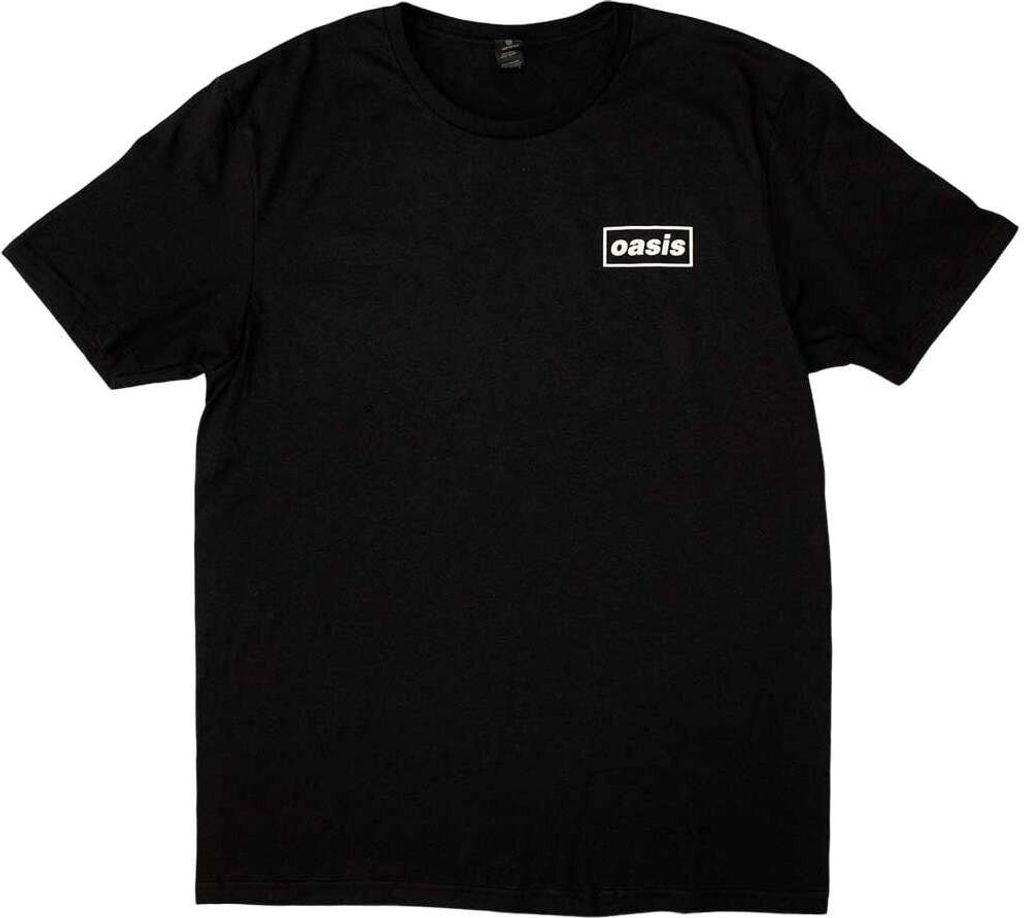 Oasis Some Mightay Lyric Back Print Black 2XL T-Shirt