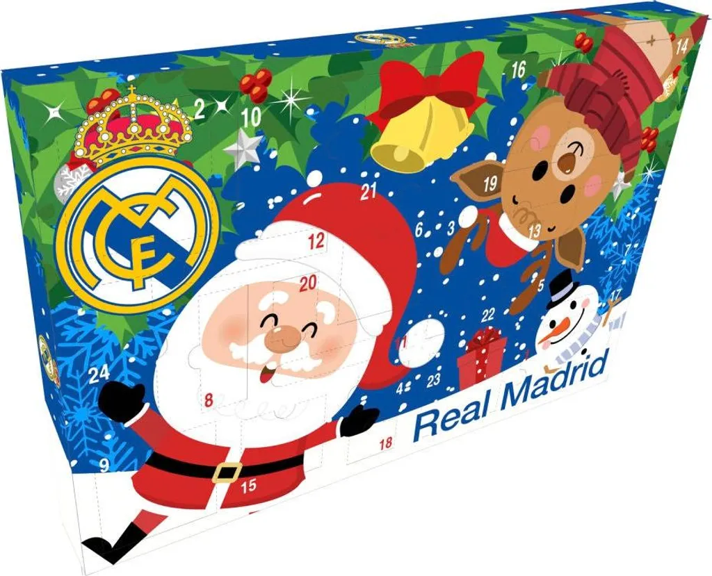 Calendrier de l'Avent Real Madrid : 24 Objets de Collection Officiels