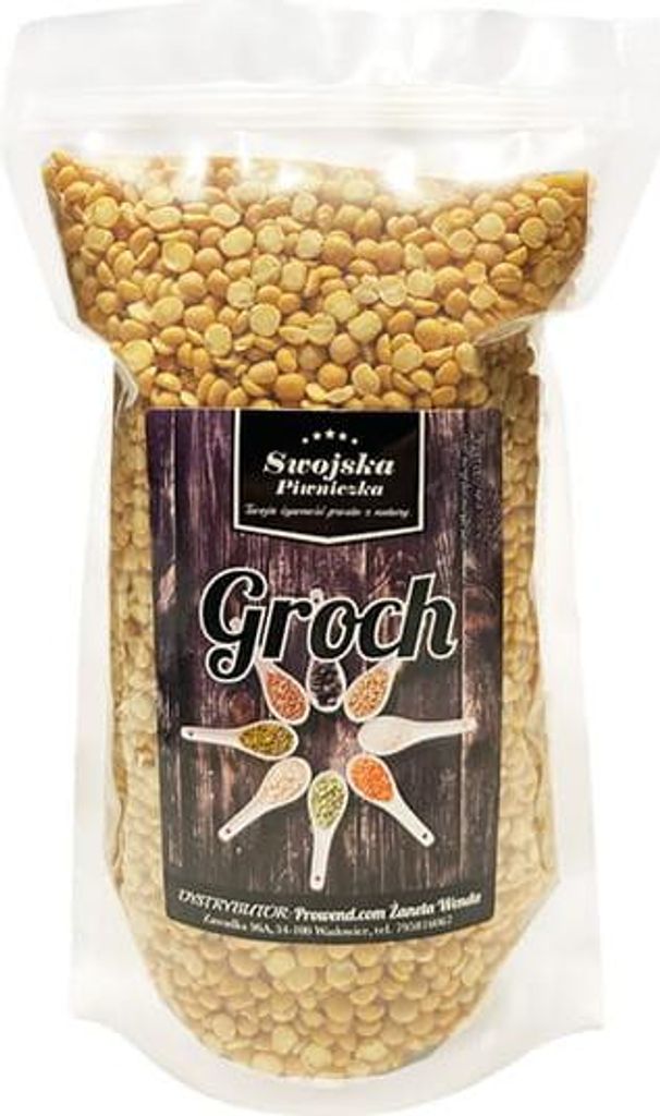 GROCH POŁÓWKI ŁUSKANY 1KG SWOJSKA PIWNICZKA