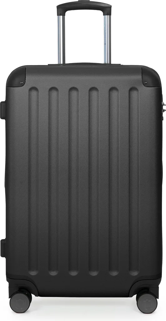HAUPTSTADTKOFFER Spree Set de 3 Valises Rigides TSA Noir S M L