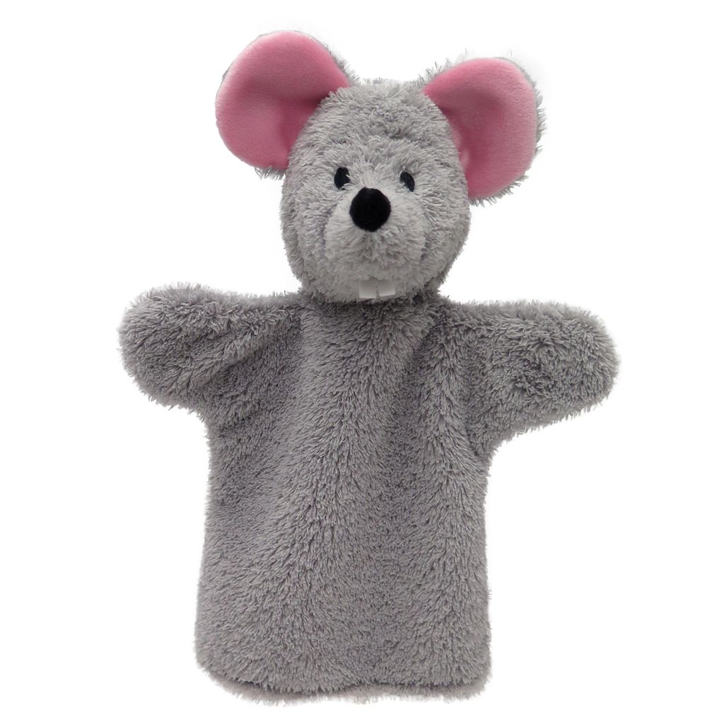 Handpuppe Maus 26 cm Grau, 20336A