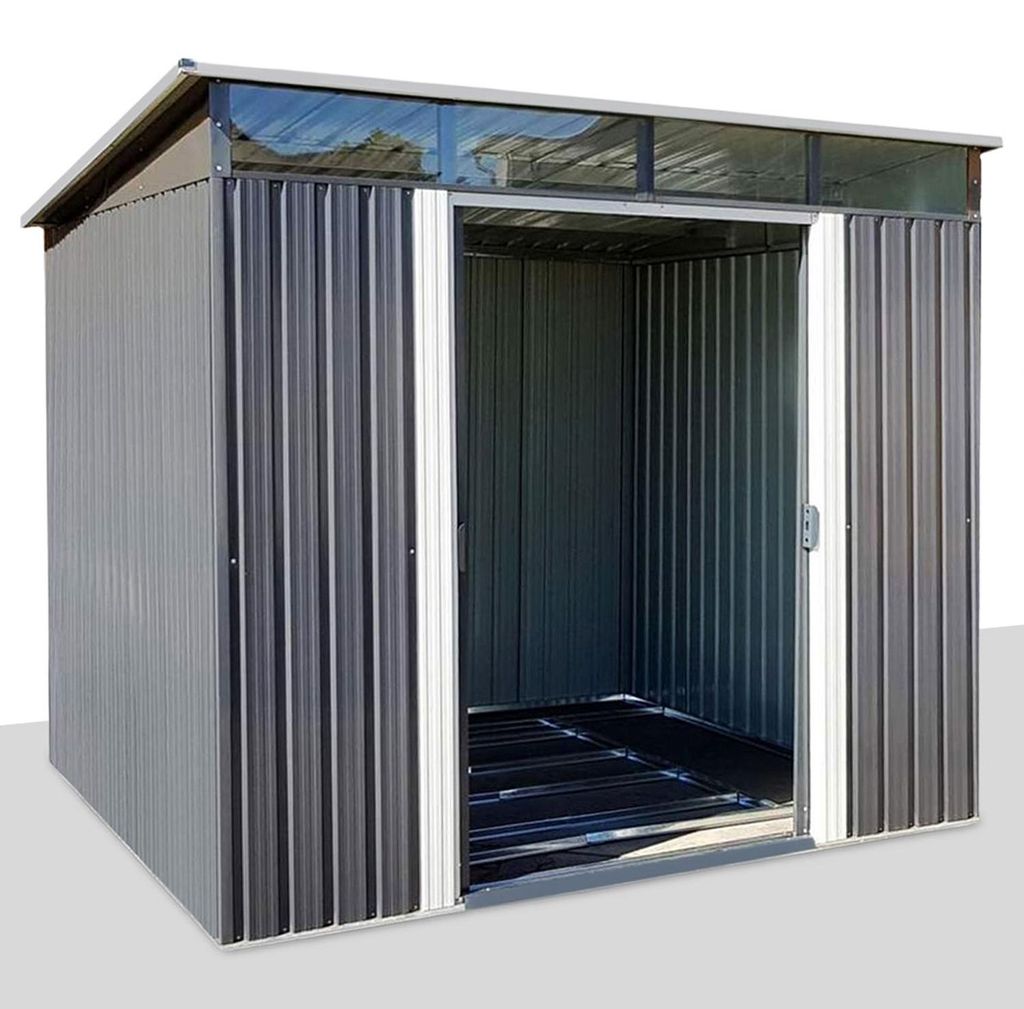 osoltus Metall Gerätehaus Pultdach Geräteschuppen  238 cm x Produktbild 
