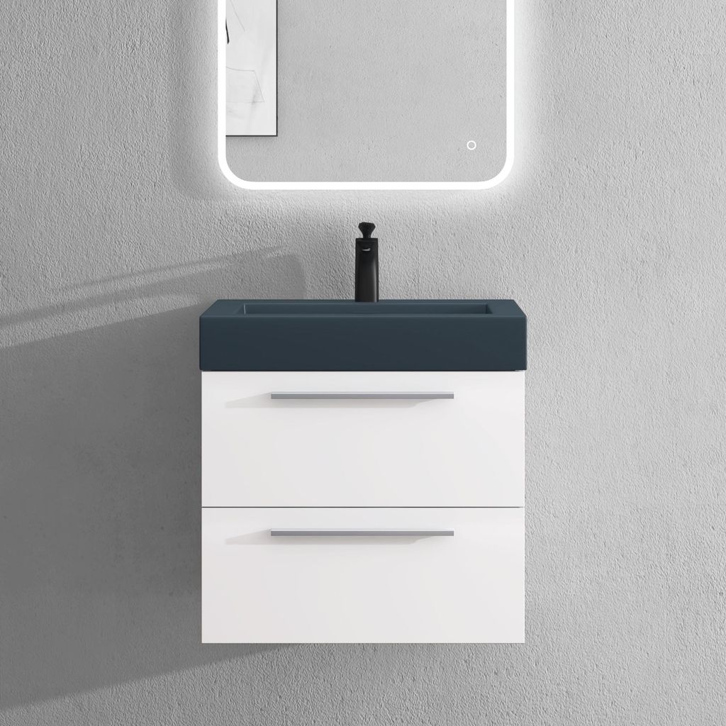 doporro Badmöbelset Waschbeckenunterschrank 60cm, Produktbild 
