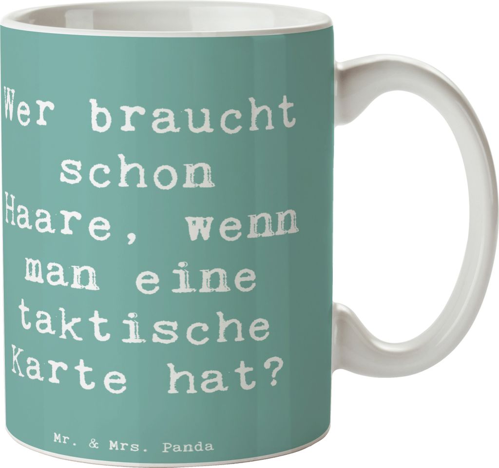 Mr. & Mrs. Panda Tasse Spruch Fußballtrainer Einzigartig - Meeresbrise - Geschenk, Beruf, personalisierte Geschenke, Keramiktasse, Berufsalltag, M...