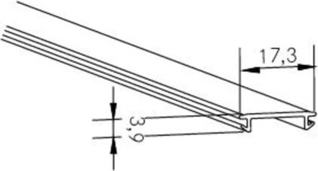 Solution Éclairage Doux avec Couvercle Brumberg 53440070 Opale 2m - 2